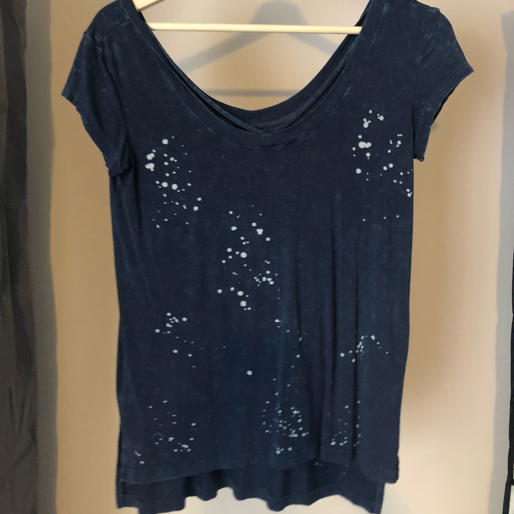 American Eagle Paint Splatter Tee